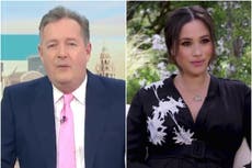 Piers Morgan criticised for comparing Harry and Meghan to Kim Jong-un ahead of Oprah interview