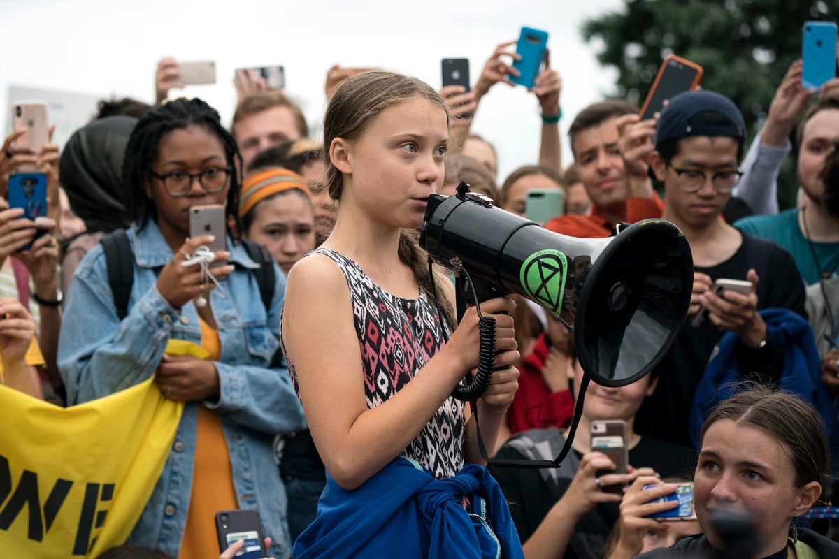 Thunberg’s sense of humour won her plaudits among social media users, with one writing: “Say goodbye to the climate movement being dominated by women.”