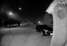 ‘Spectacular’ fireball meteor filmed streaking through British skies