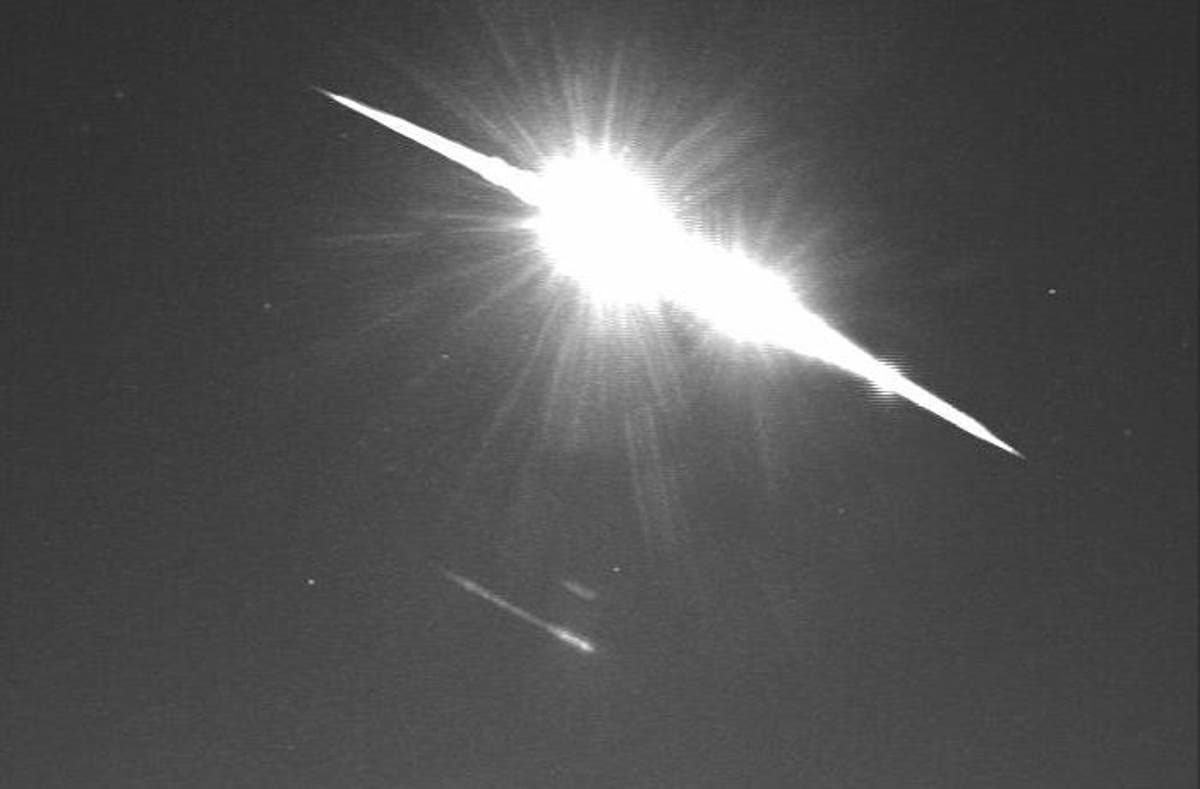 Fireball meteor streaks across UK skies