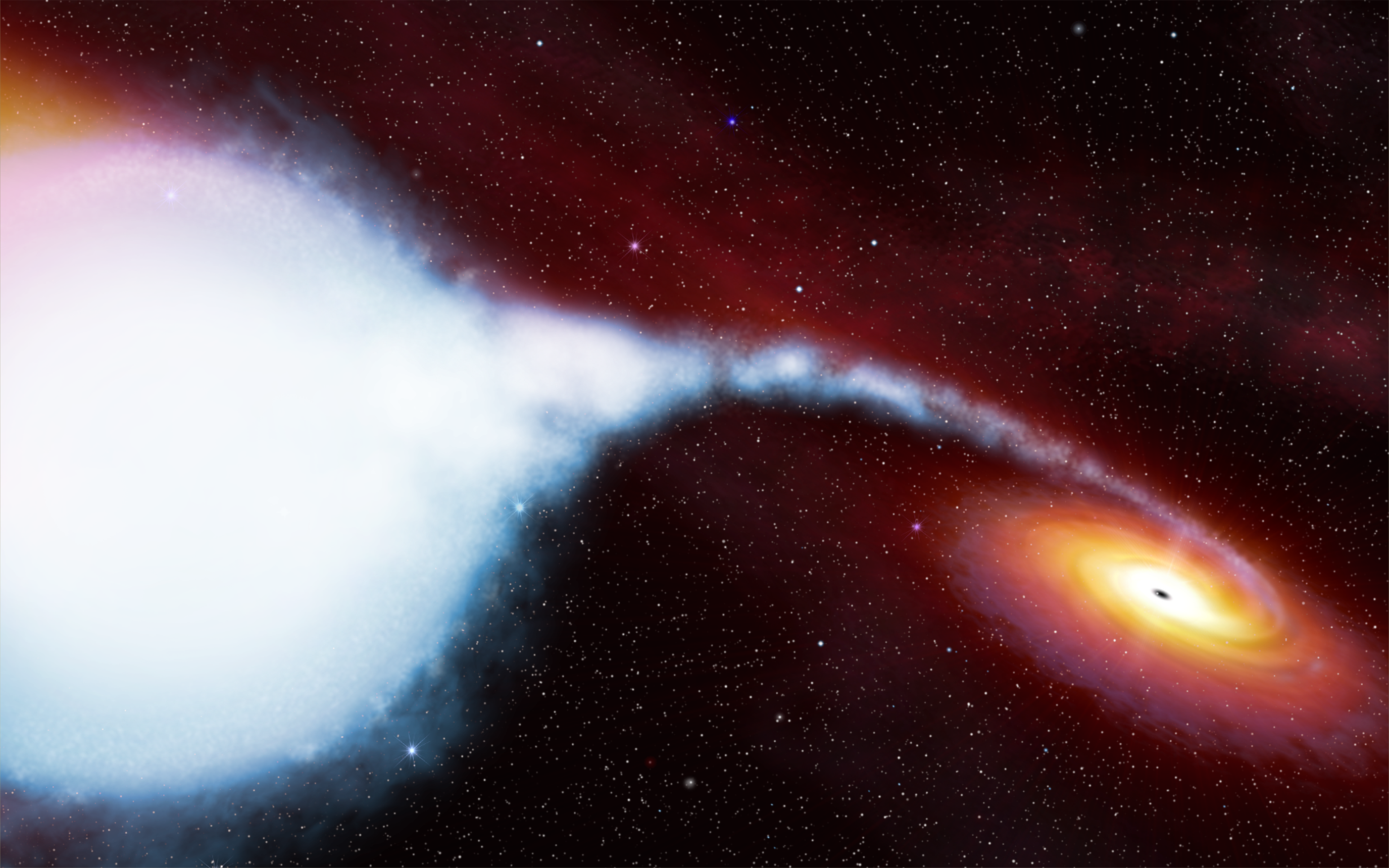 Sculpted by the gravity of black hole, Cygnus X-1 is shaped like a cosmic pear
