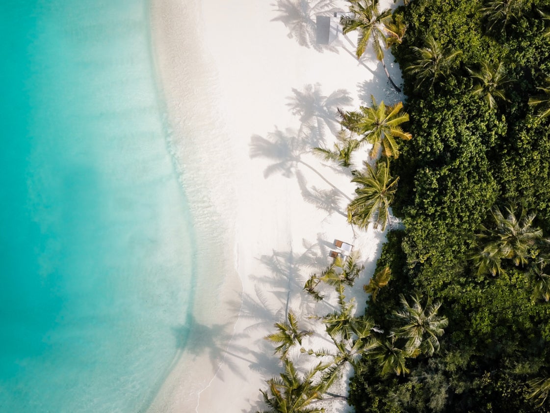 Book an entire island in the Maldives