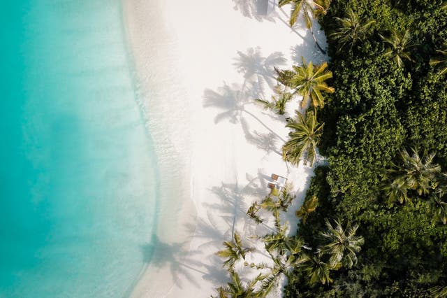 Book an entire island in the Maldives