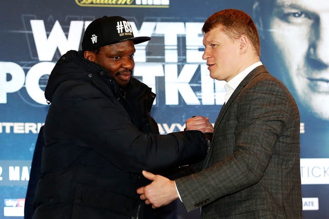 Dillian Whyte and Alexander Povetkin will meet again in Gibraltar