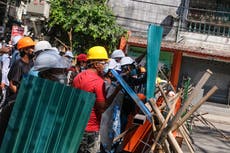 Myanmar Snipers Spotted On Streets Of Yangon As Neighbouring Countries Sound Alarm The Independent