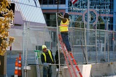 Minneapolis fortifies city hall with barbed wire and fencing ahead of George Floyd murder trial