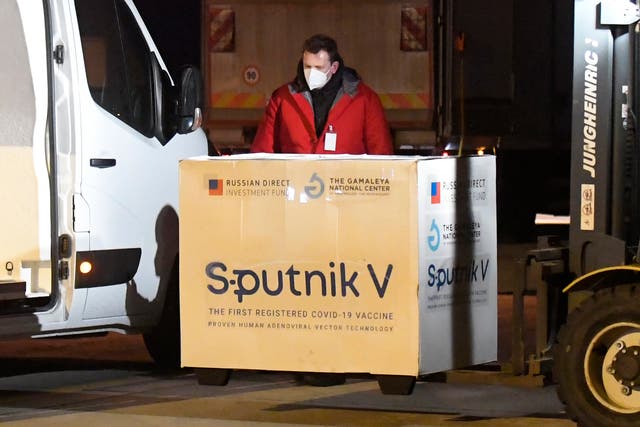 Virus Outbreak Slovakia Sputnik V