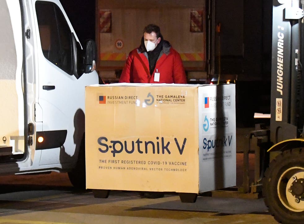 Virus Outbreak Slovakia Sputnik V