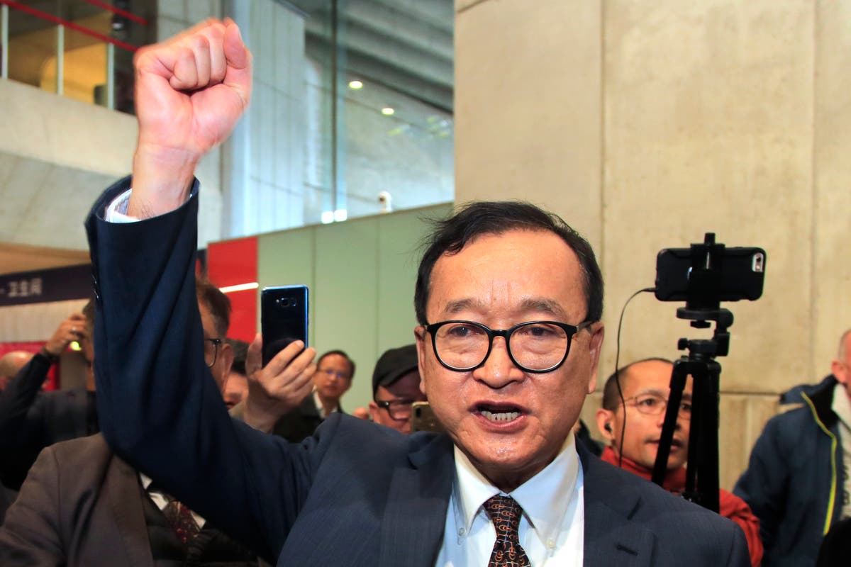 Cambodian court sentences opposition leaders in absentia