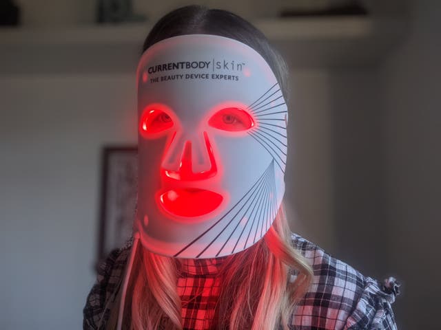 LED face masks are all the rage right now