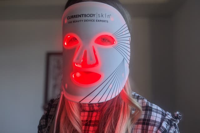 LED face masks are all the rage right now