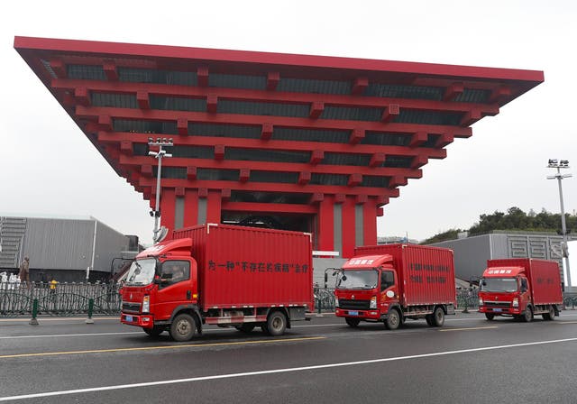 <p>File image: In 2019, a Chinese artist and a gay policeman launched an unusually high-profile public protest campaign in which bright-red trucks bearing slogans denouncing homosexual "conversion therapy" were driven through several major cities</p>