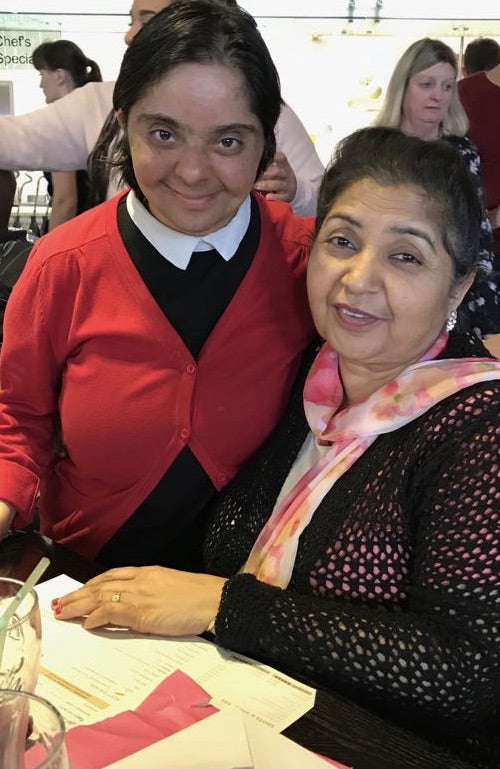 Kashmir Bains, 64, and her daughter Paramjeet Bains, 43, who died due to Covid-19 in Wolverhampton, UK