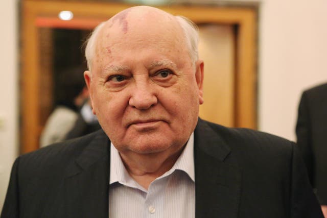 <p>Mr Gorbachev is widely credited with helping to end the Cold War</p>