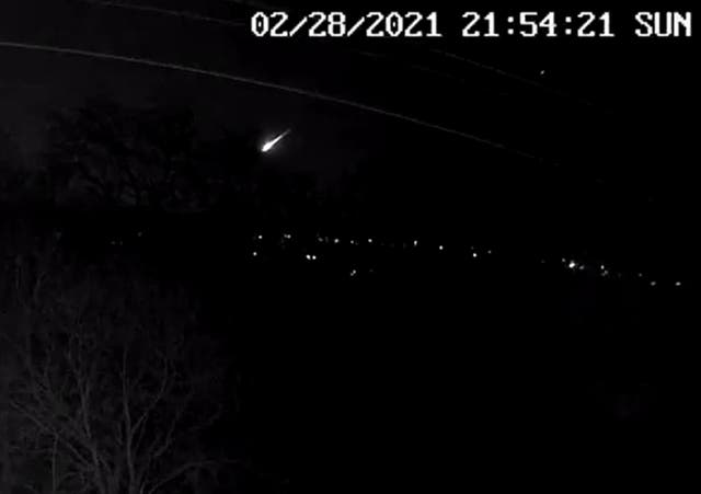A fireball that lit up the skies over the UK on Sunday night, which scientists have said is likely to have been a small asteroid entering the Earth’s atmosphere