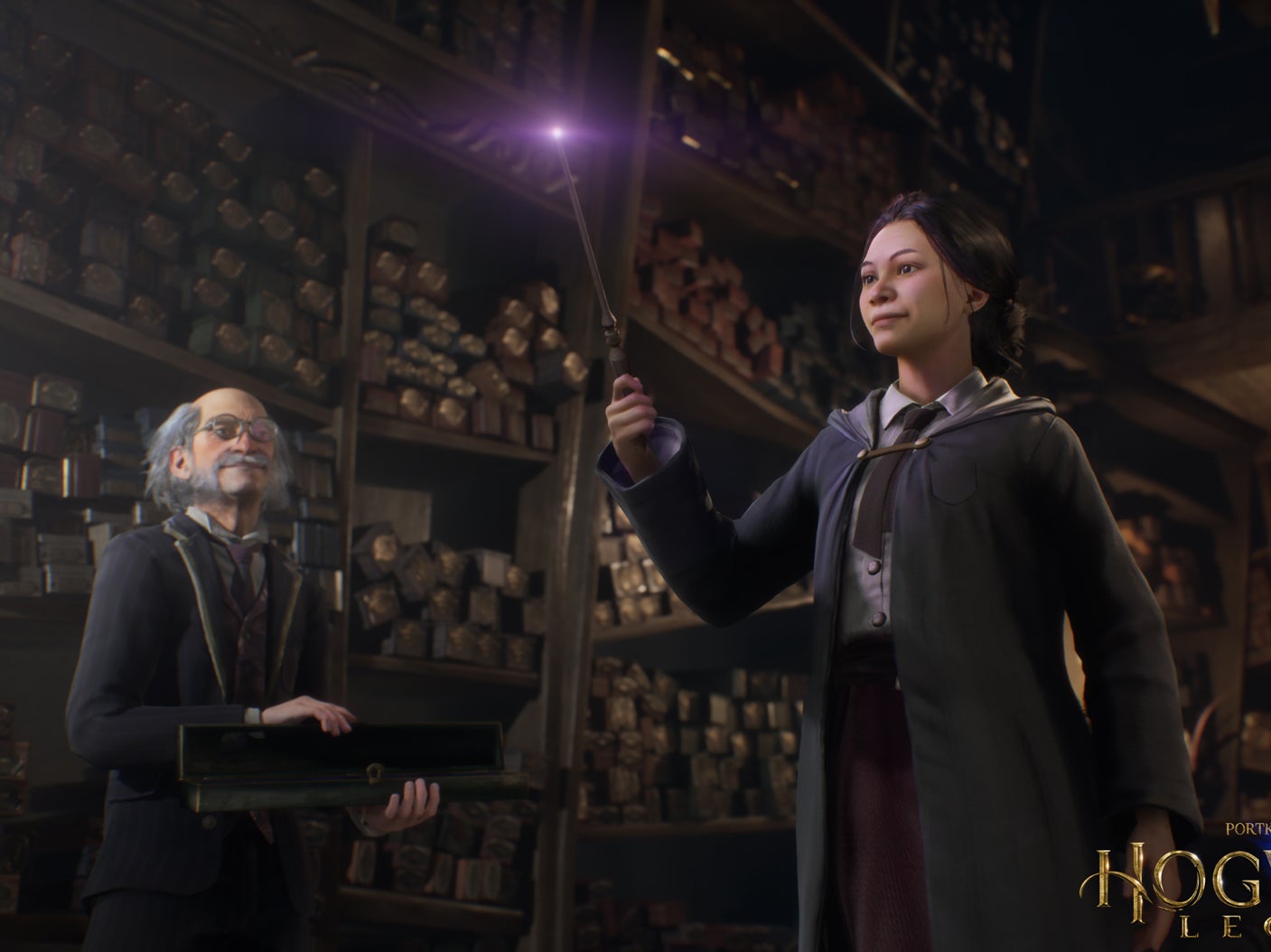 An image from the forthcoming video game Hogwarts Legacy