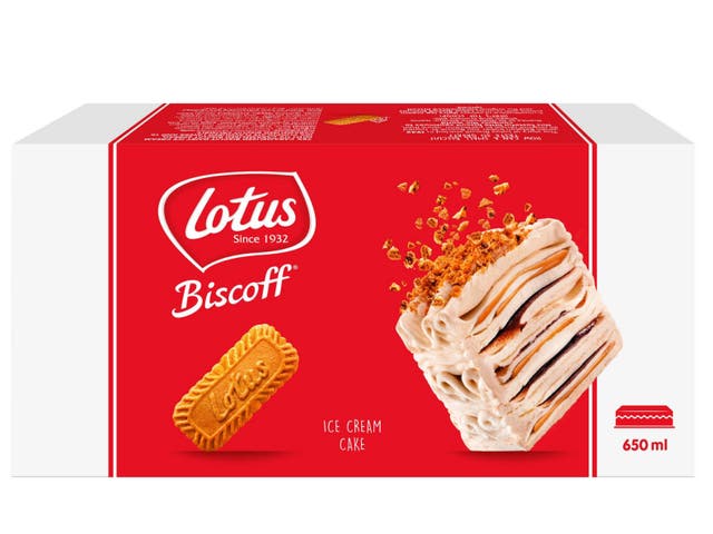 <p>Iceland’s Lotus Biscoff ice cream cake</p>