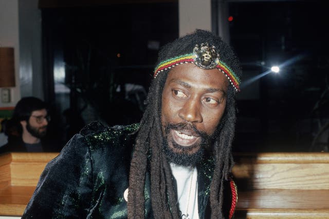Bunny Wailer pictured in 1975