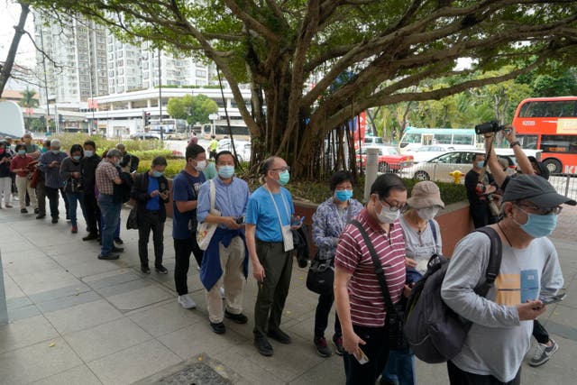 Virus Outbreak Hong Kong Vaccine
