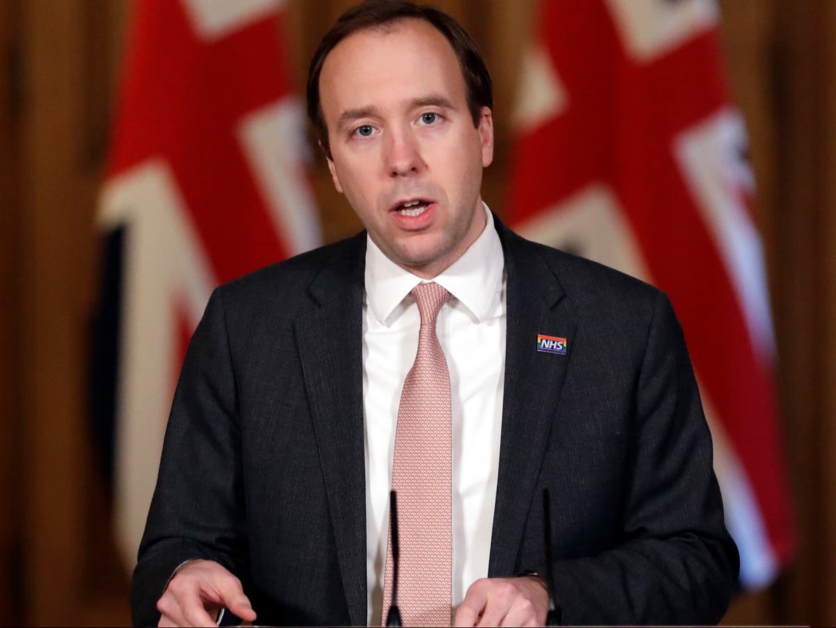 Covid: Matt Hancock rules out regional approach to easing lockdown restrictions Covid: Matt Hancock rules out regional approach to easing lockdown restrictions