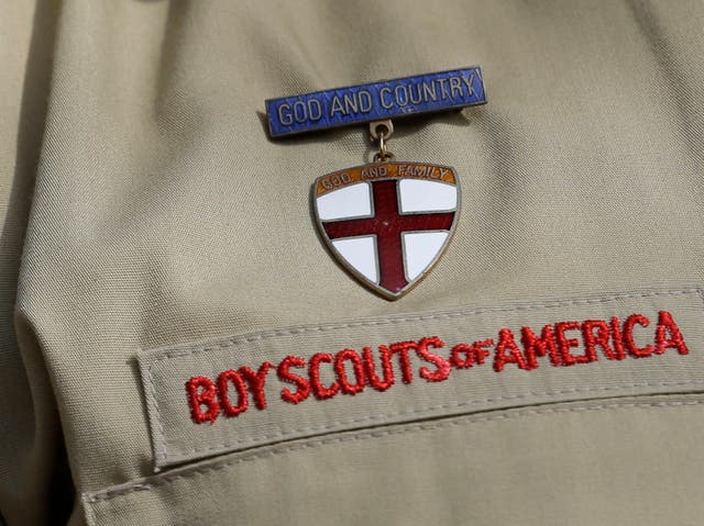 <p>Boy Scouts of America badge</p>