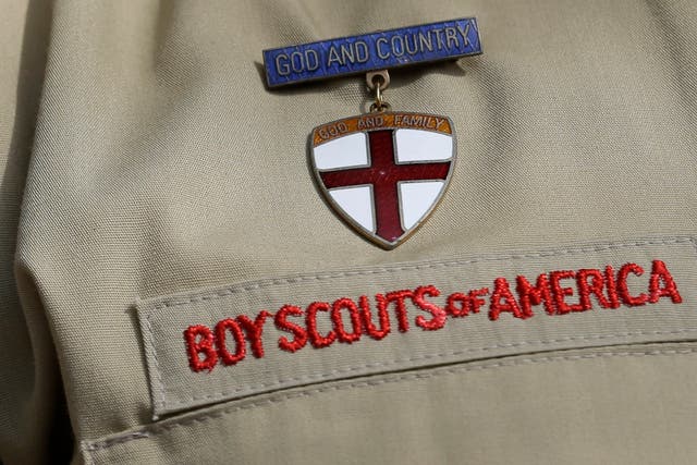 <p>Boy Scouts of America badge</p>