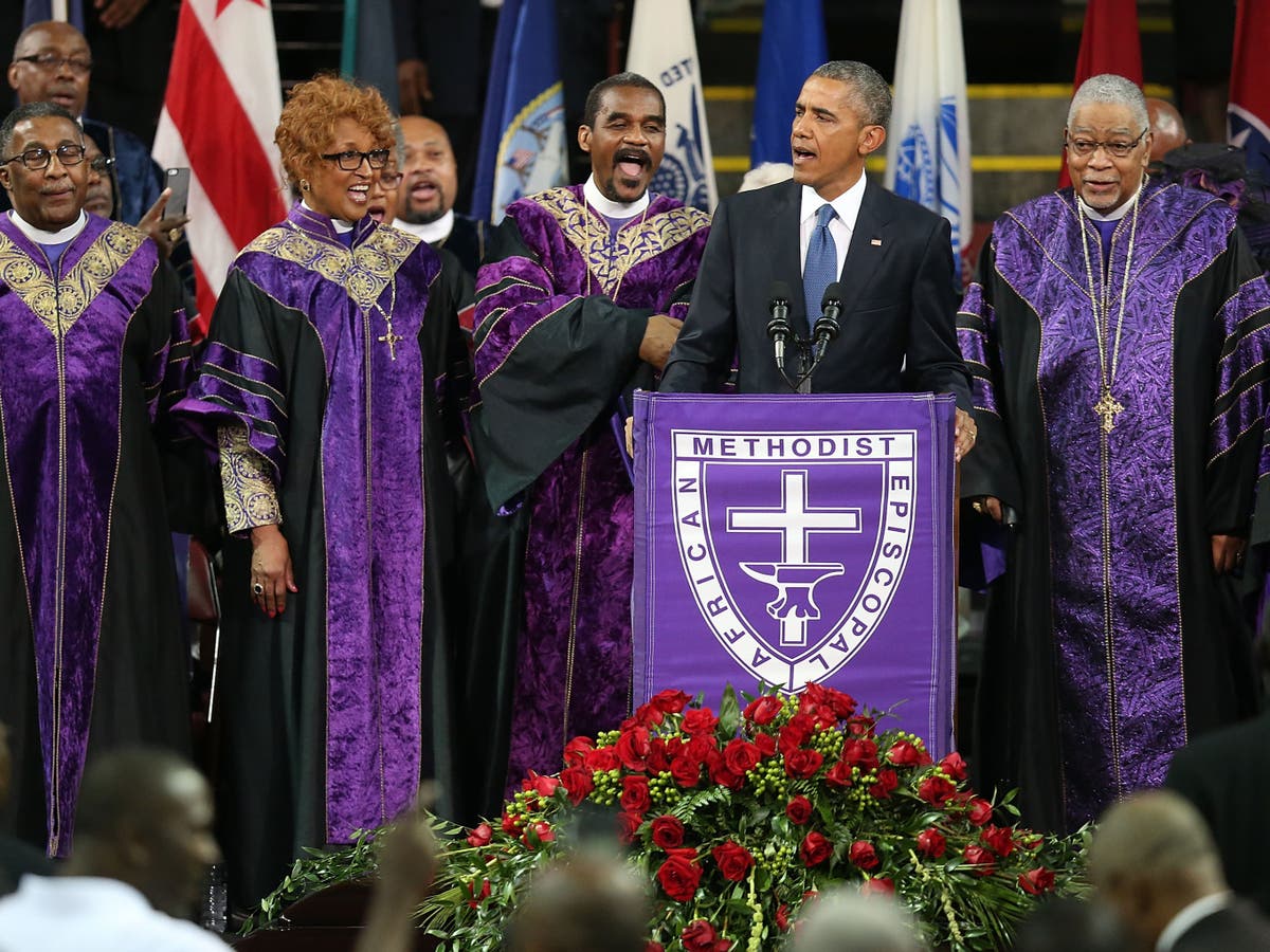 Barack Obama on why he sang Amazing Grace after Charleston church mass shooting: ‘Will words be enough?’ Barack Obama on why he sang Amazing Grace after Charleston church mass shooting: ‘Will words be enough?’