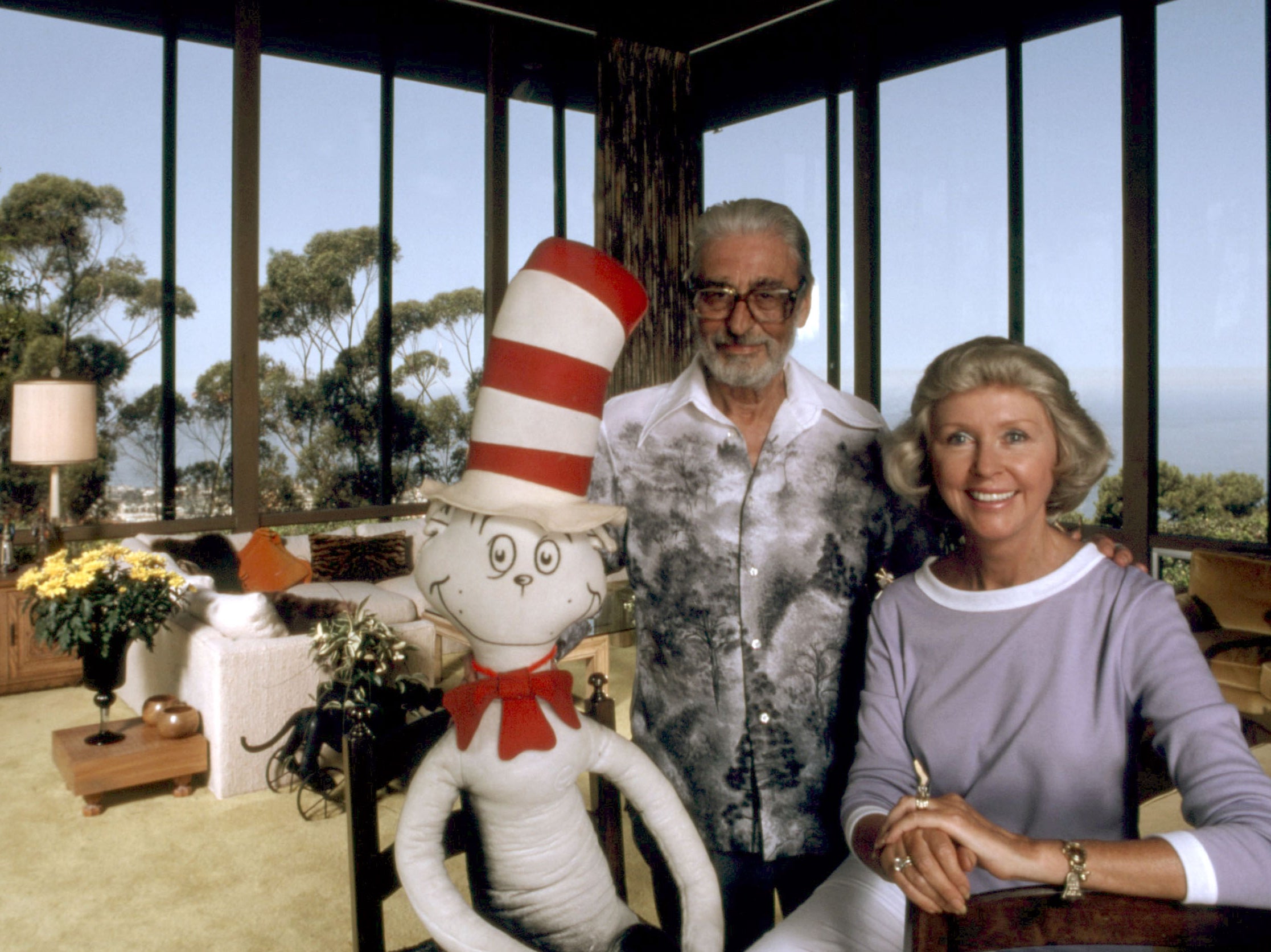 Theodor Geisel and his wife, Audrey, c. 1981