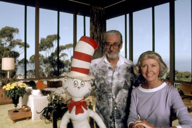 Theodor Geisel and his wife, Audrey, c. 1981