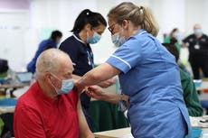 Covid news – live: Vaccine rollout to get £1.65 billion boost as regional lockdown easing ruled out