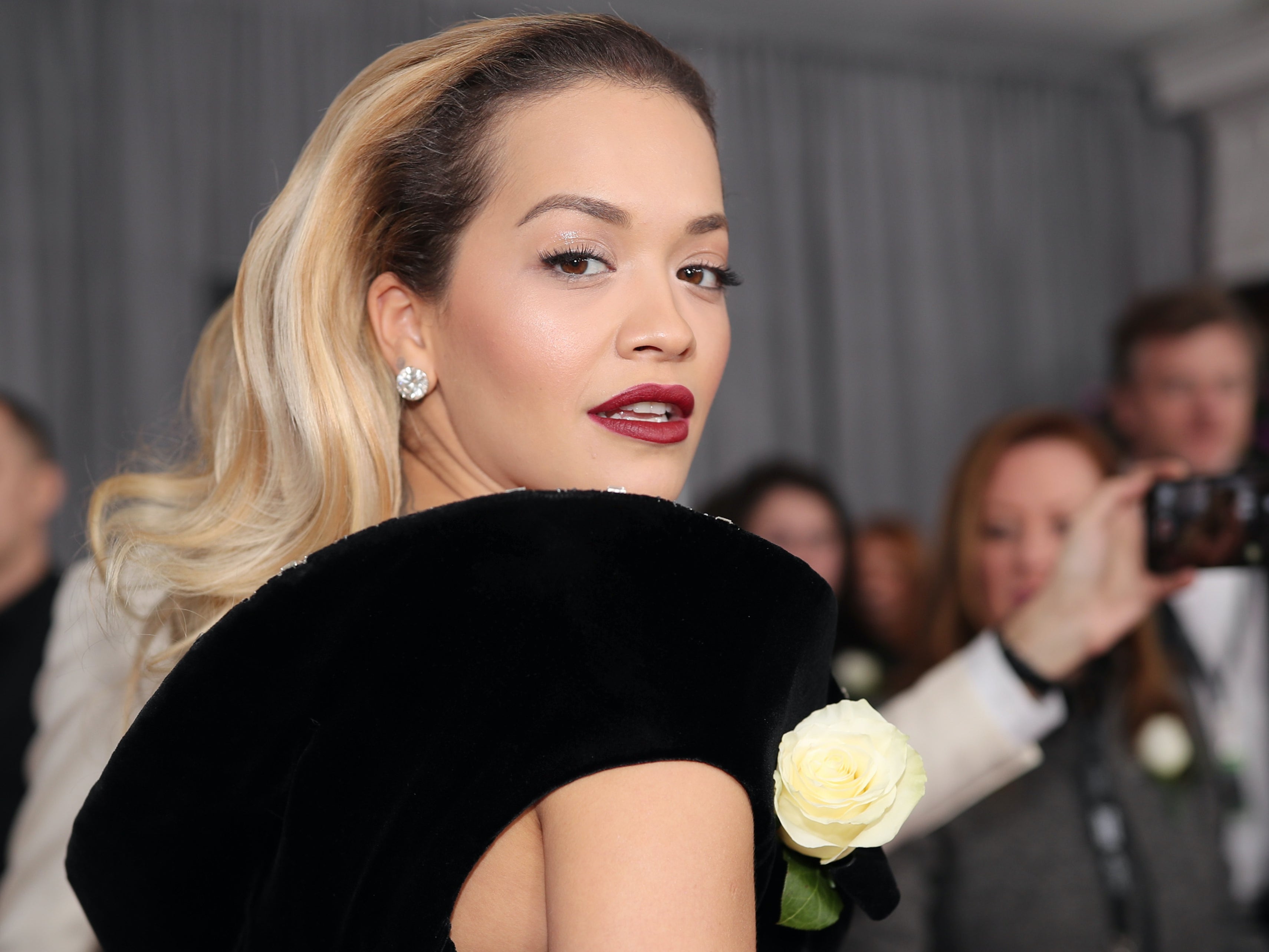 Rita Ora met Madonna during a campaign for her clothing line