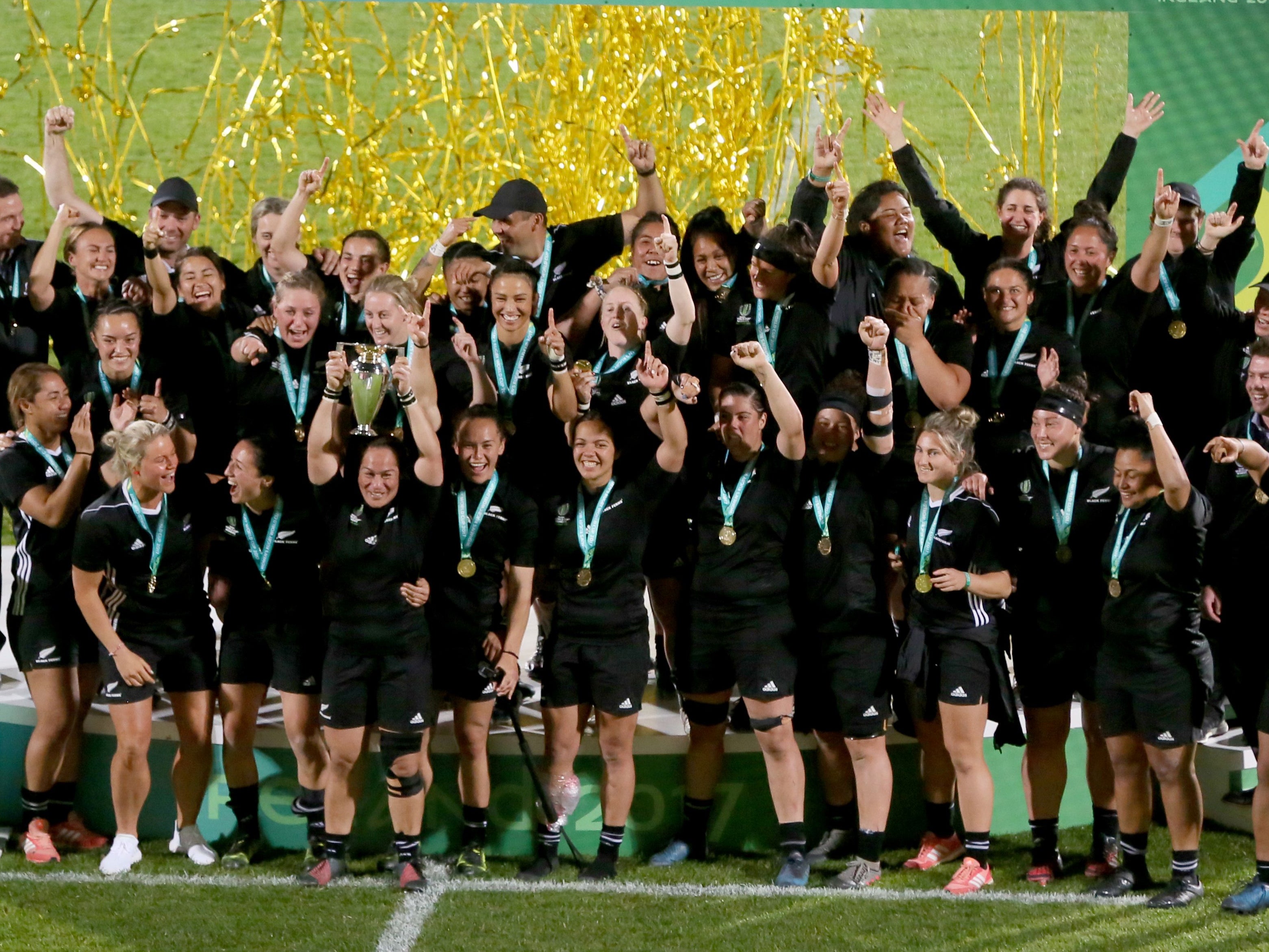 New Zealand lift the trophy in 2017