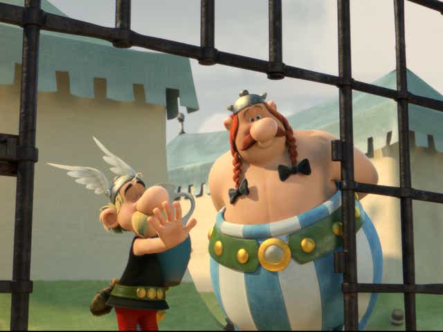 A still from Asterix and Obelix: Mansion of the Gods