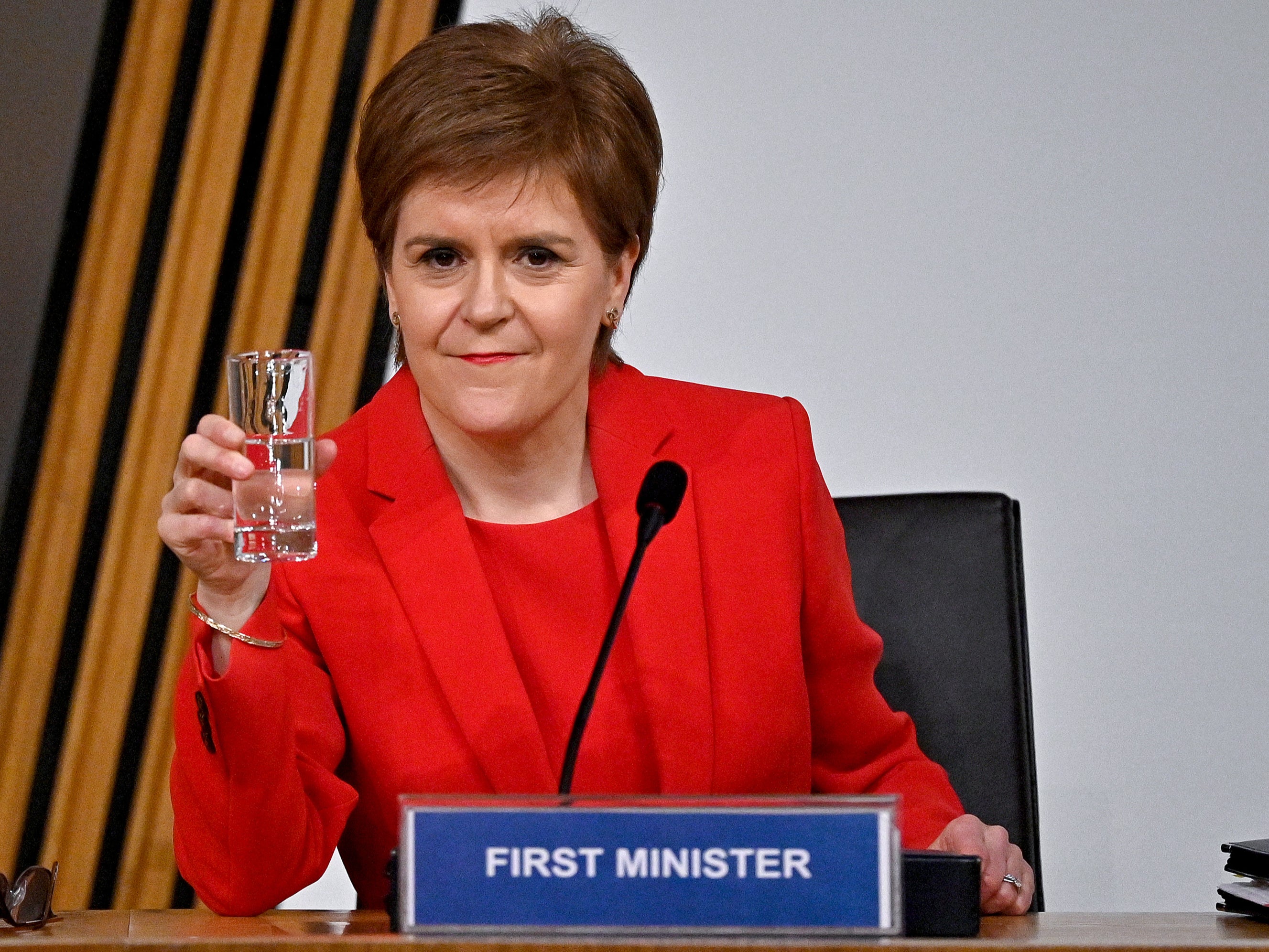 <p>Sturgeon gives evidence in Holyrood this week</p>