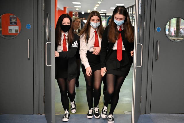 Face masks are now mandatory for pupils in year 7 and above in classrooms where social distancing cannot be maintained