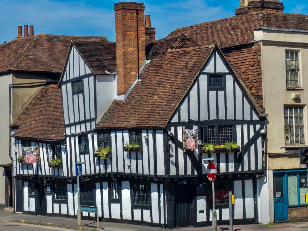 Ye Olde Thirsty Pig, one of Maidstone’s oldest buildings