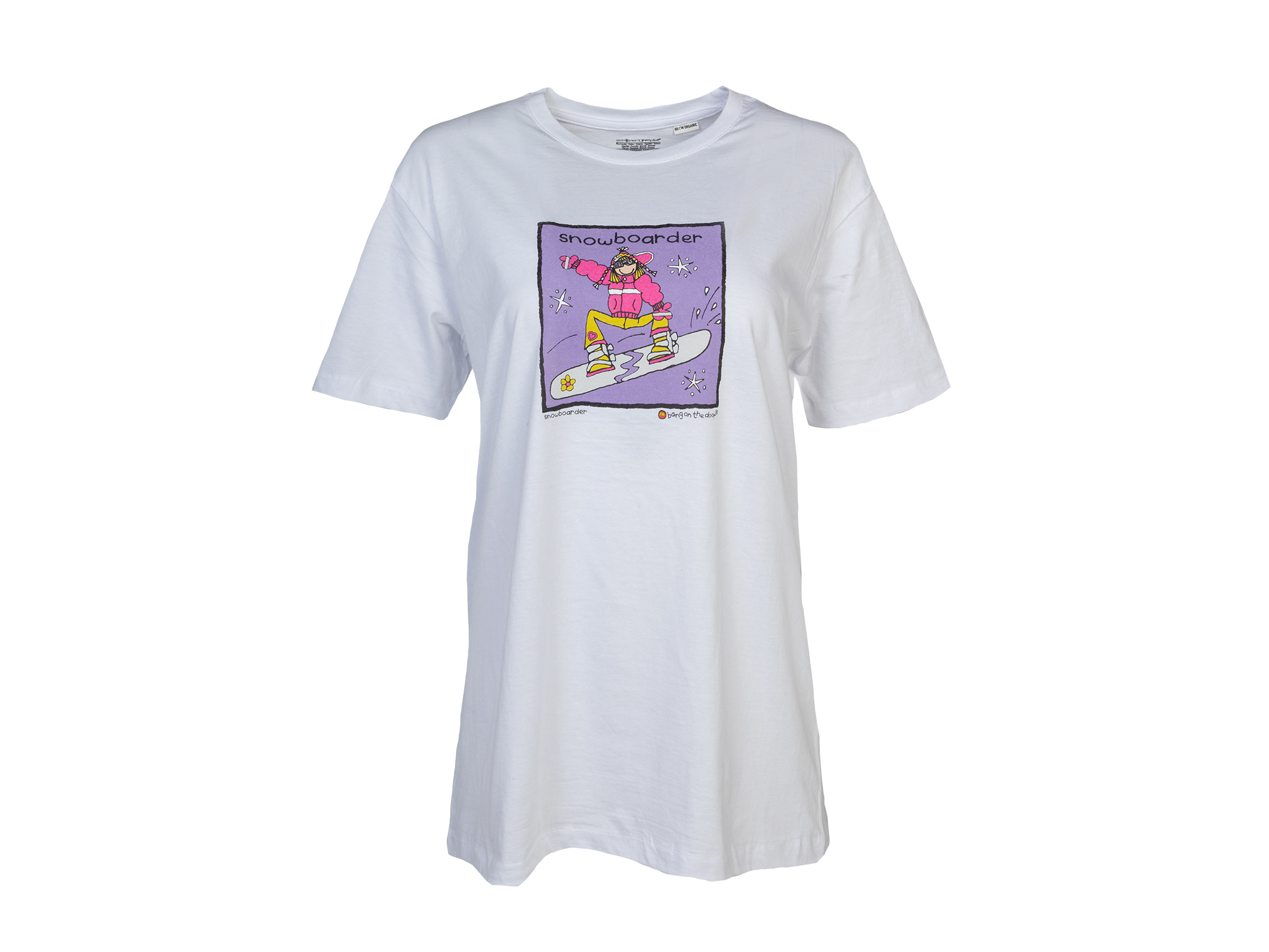 Daisy-Street-Groovy-Chick-T-shirt-snowboarder-indybest