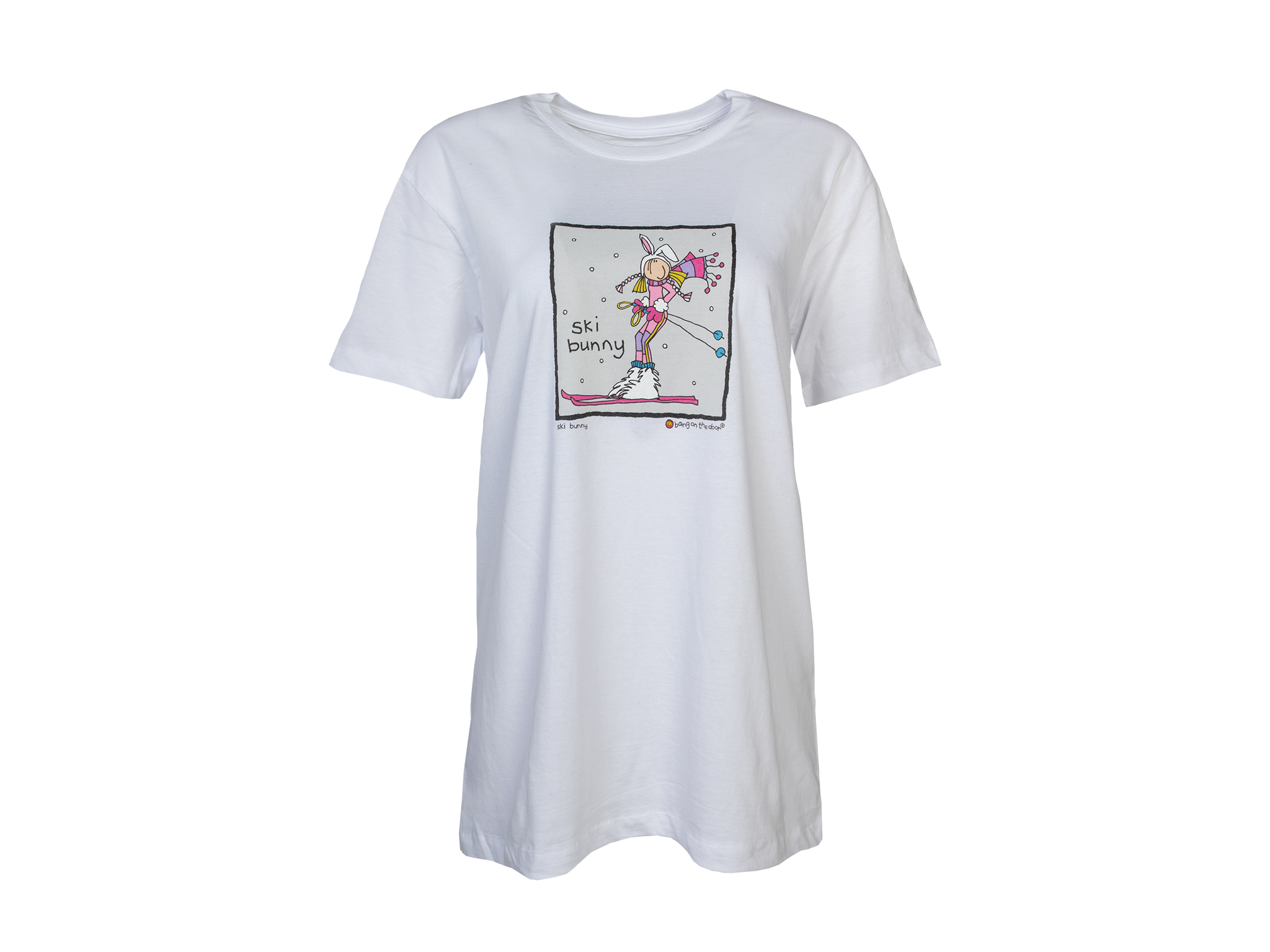 Daisy-Street-Groovy-Chick-T-shirt-ski-bunny-indybest