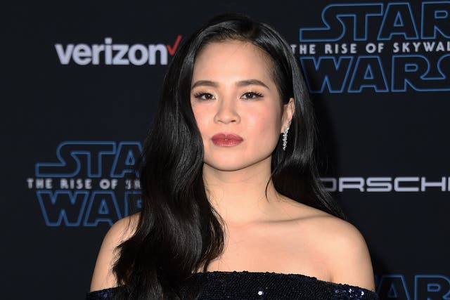 Kelly Marie Tran at the premiere of Star Wars: The Rise of Skywalker