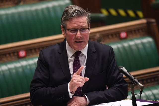 <p>Keir Starmer has faced a government given a boost by the Covid-19 vaccine rollout</p>