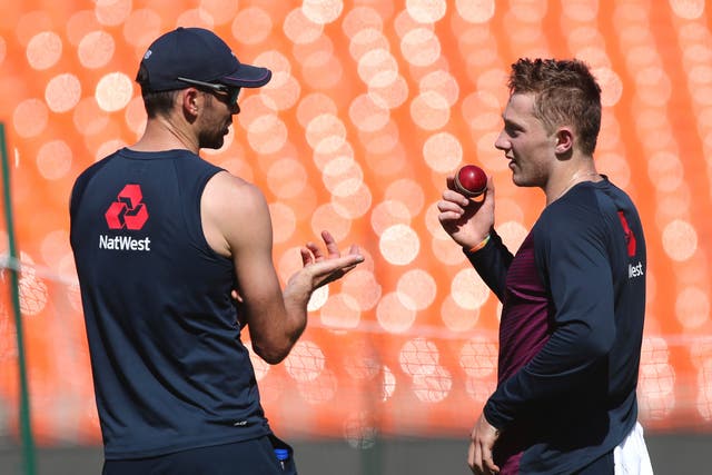 England bowlers James Anderson and Dom Bess