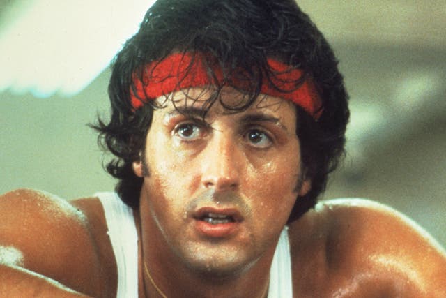 <p>Sylvester Stallone as Rocky Balboa in ‘Rocky’ in 1976</p>