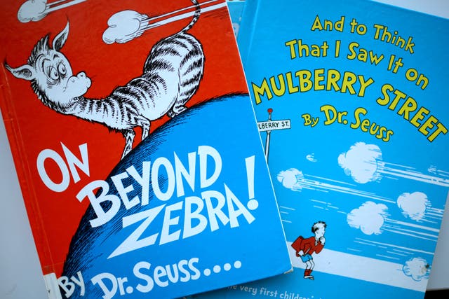 Two of the six Dr Seuss books that have been pulled from publication
