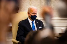 Biden urges Democrats to stick together on $1.9trn Covid relief plan as progressives grumble it’s not enough