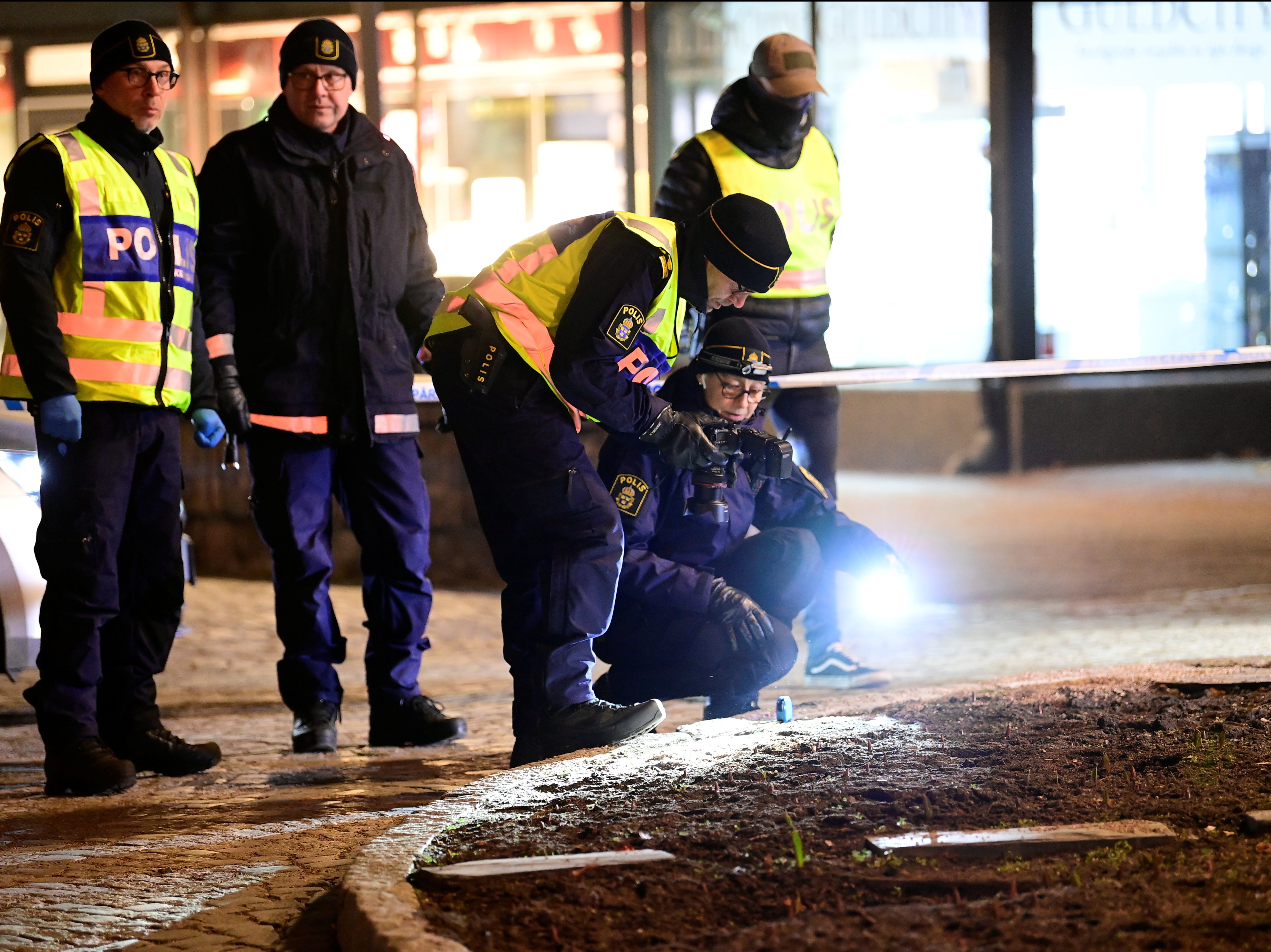 A man has been arrested following an attack in the Swedish town of Vetlanda