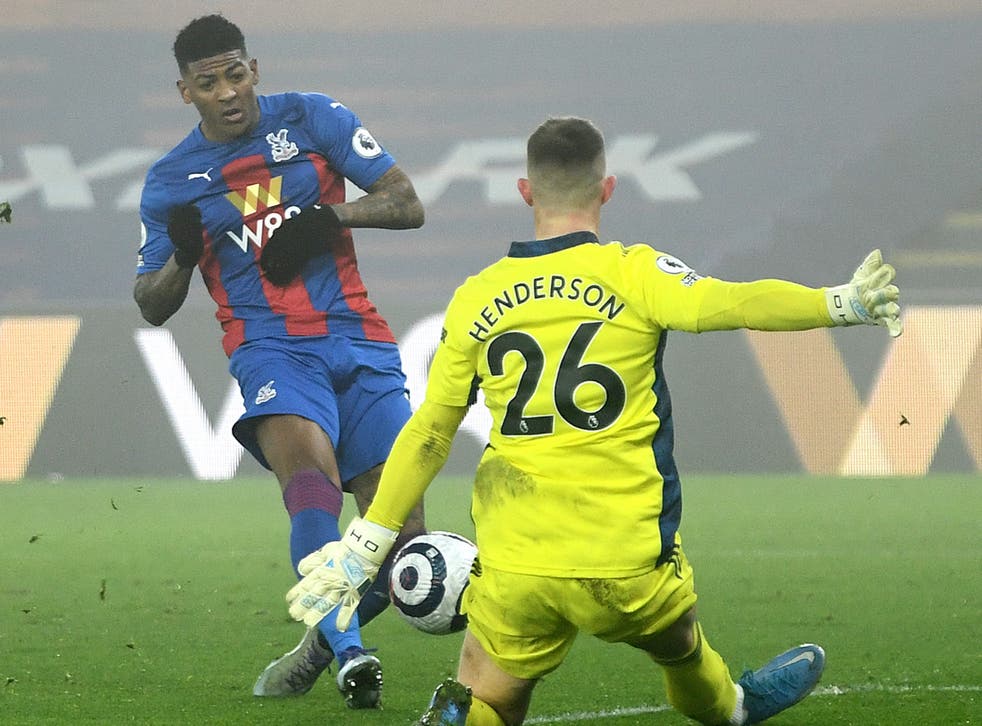 Dean Henderson’s only real save came against Patrick van Aanholt in the final seconds