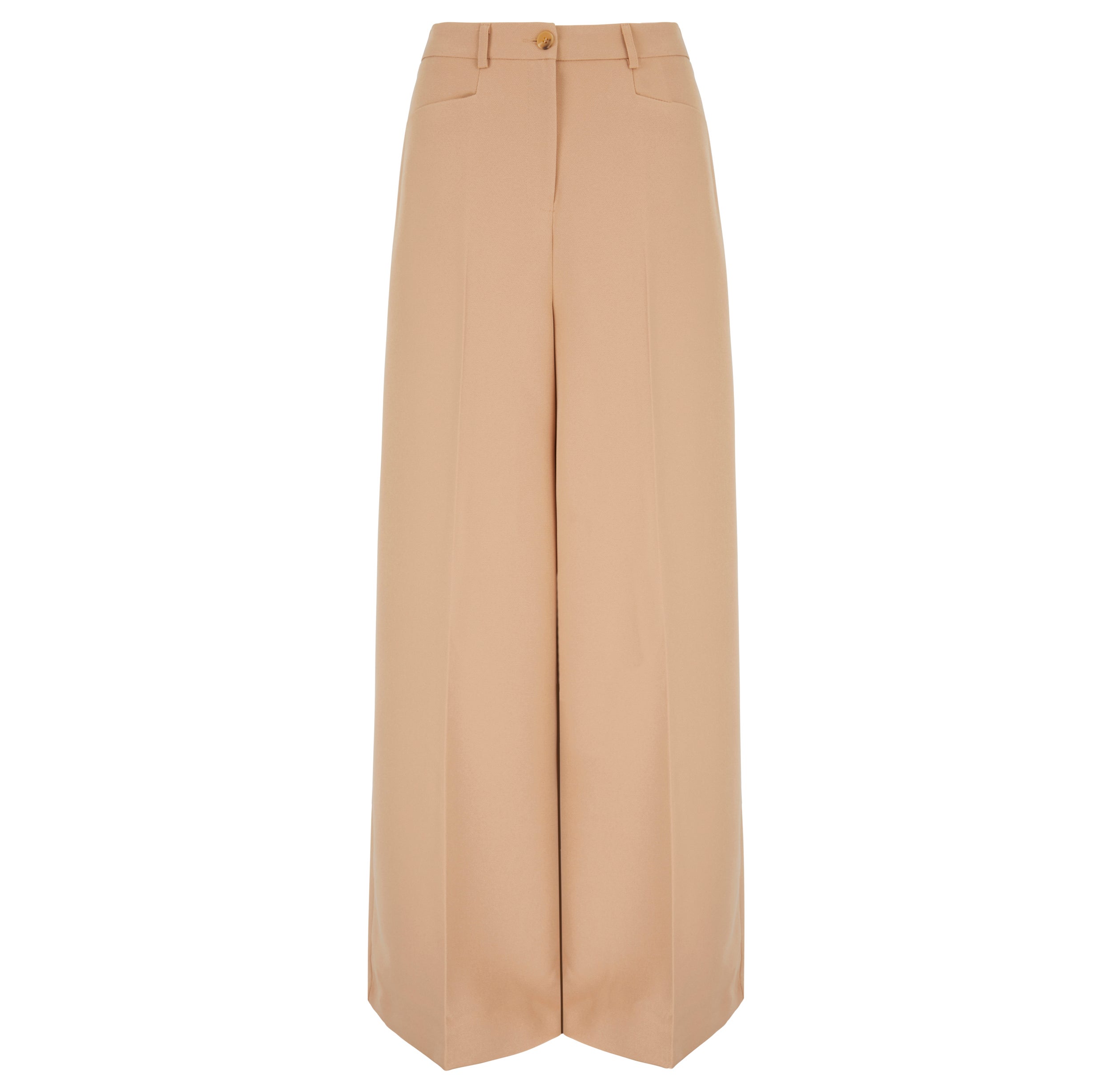 Very Pocket Detail High Waisted Wide Leg Trousers