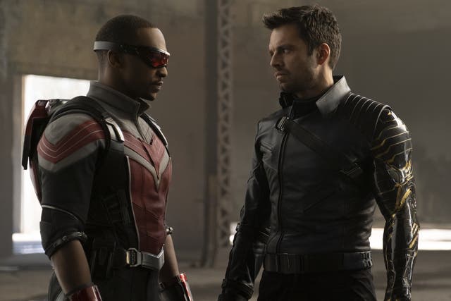 Mackie and Stan in The Falcon and the Winter Soldier