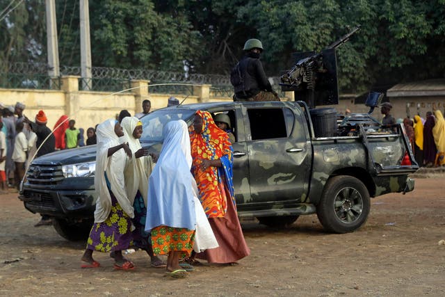 APTOPIX Nigeria Kidnapped School Girls Freed