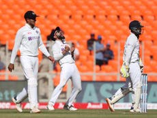 England’s batsmen in a spin again as India seize control of fourth Test